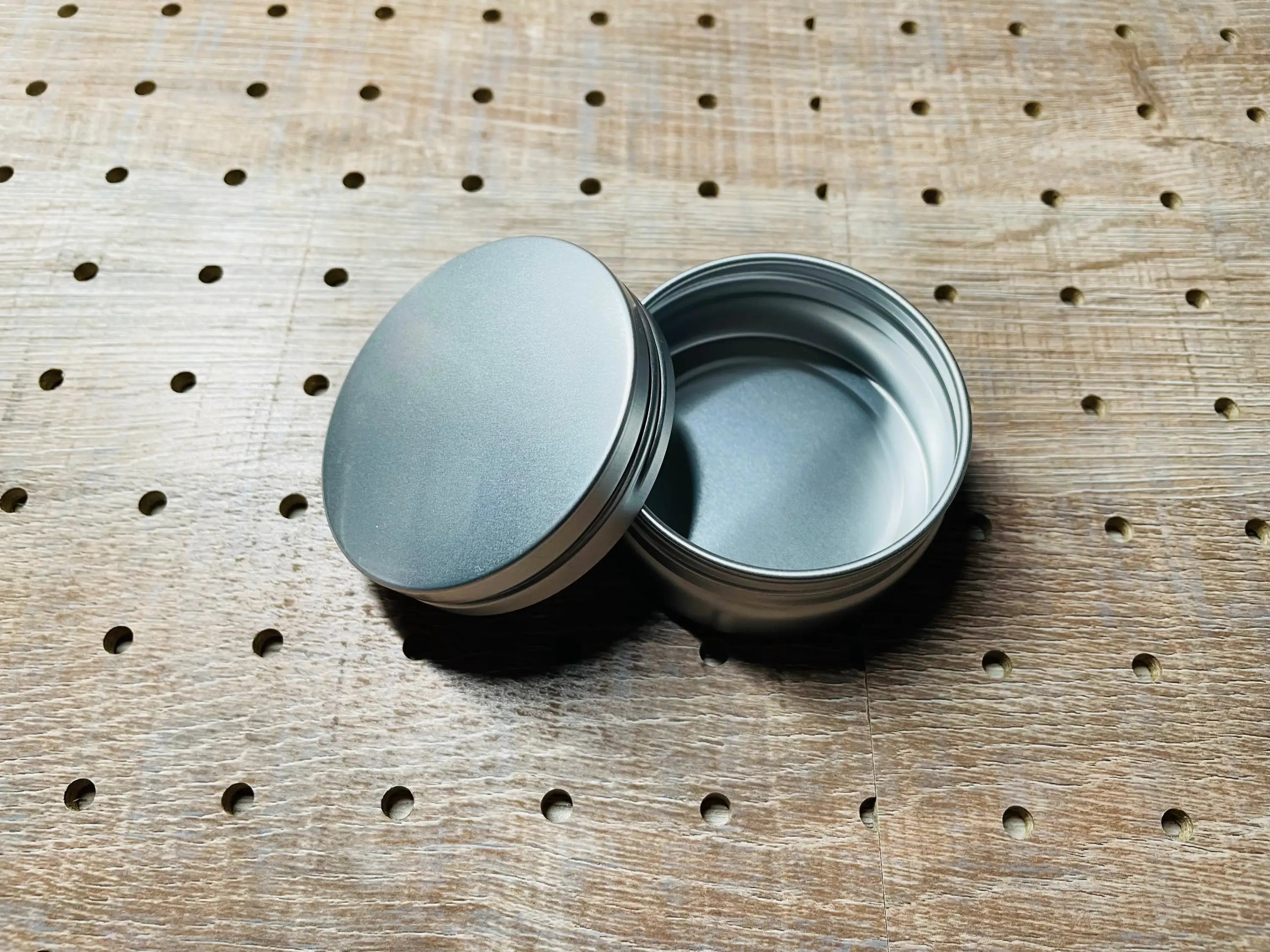 アルミ缶 高級アウトレット品]アルミ丸缶6缶セット 直径62mm×高さ27㎜ - アルミ