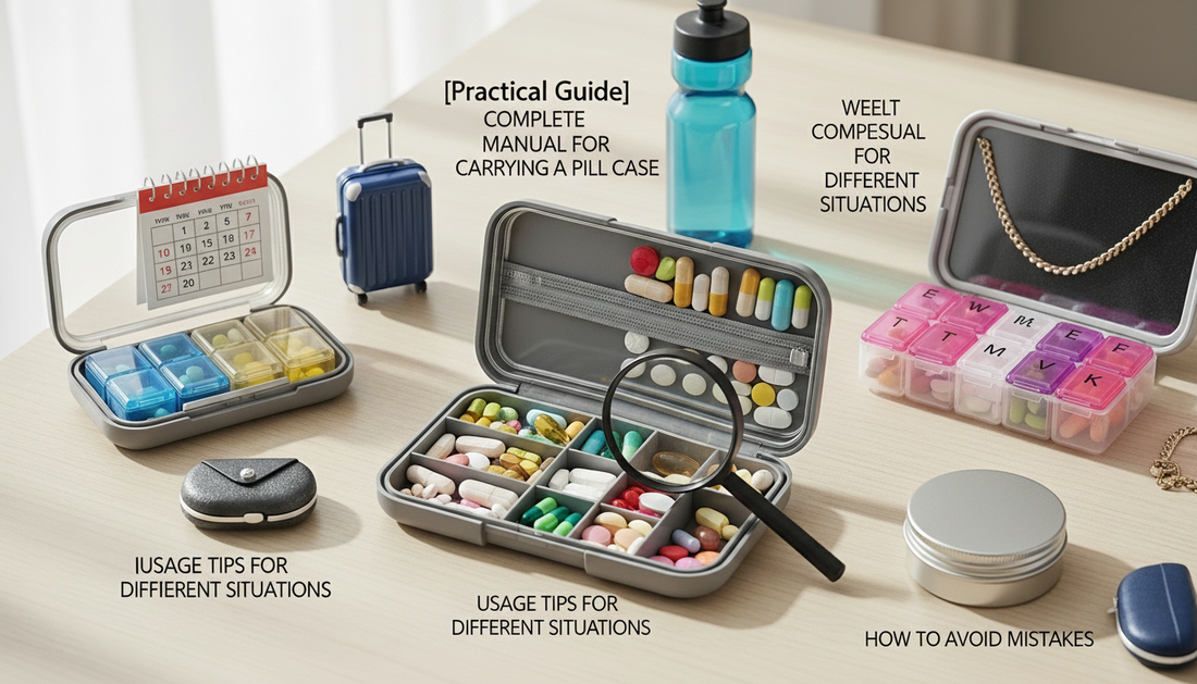【実践編】ピルケースの持ち運び完全マニュアル｜シーン別活用術と失敗しないコツ