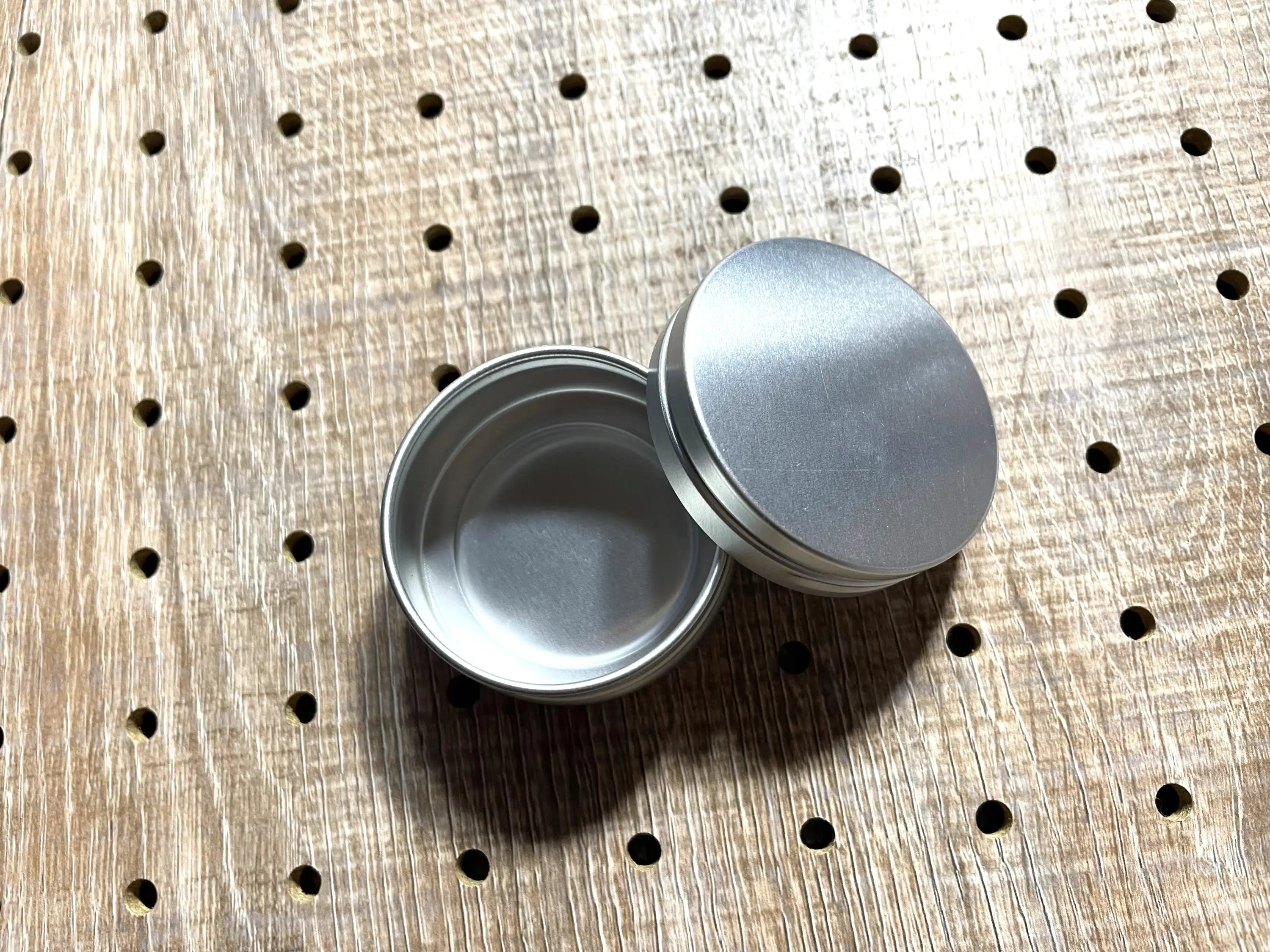 [アウトレット]アルミ丸缶 1缶のみ 直径50mm×高さ23mm - 収納グッズ