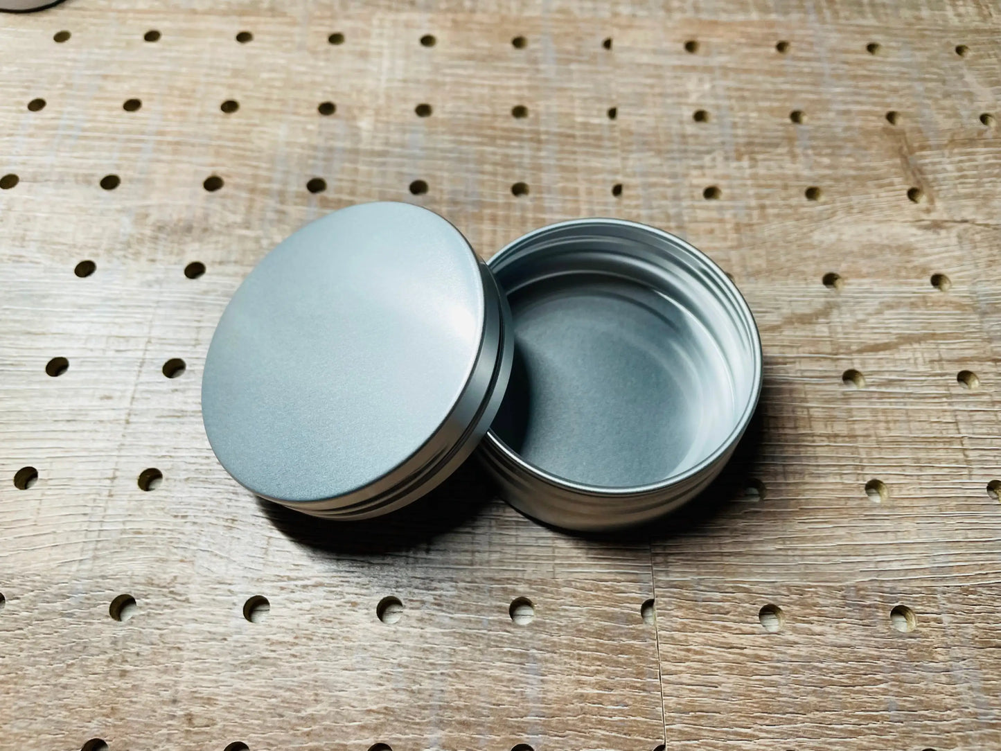 [高級アウトレット品]アルミ丸缶6缶セット 直径62mm×高さ22㎜ - 収納グッズ