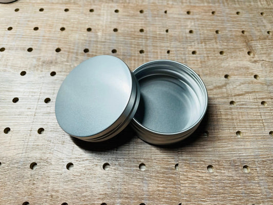 [高級アウトレット品]アルミ丸缶6缶セット 直径62mm×高さ22㎜ - 収納グッズ