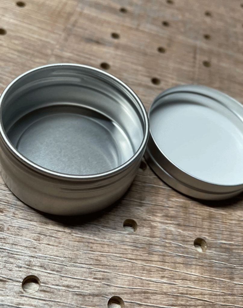 [製造直販]アルミ丸缶6缶セット 直径62mm×高さ22㎜ - 収納グッズ