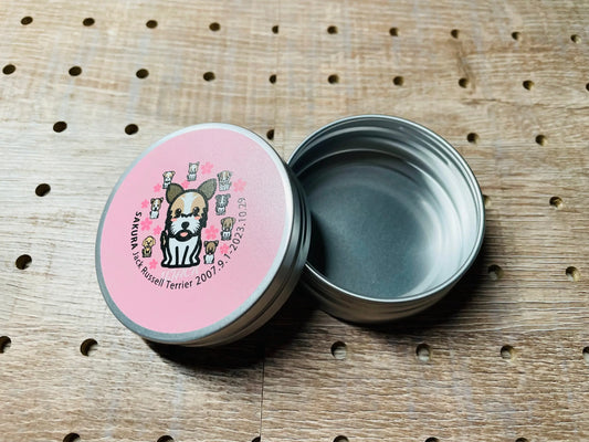 [カスタム]画像プリントサービスのアルミ丸缶 6缶セット 直径62mm×高さ27㎜ - 収納グッズ