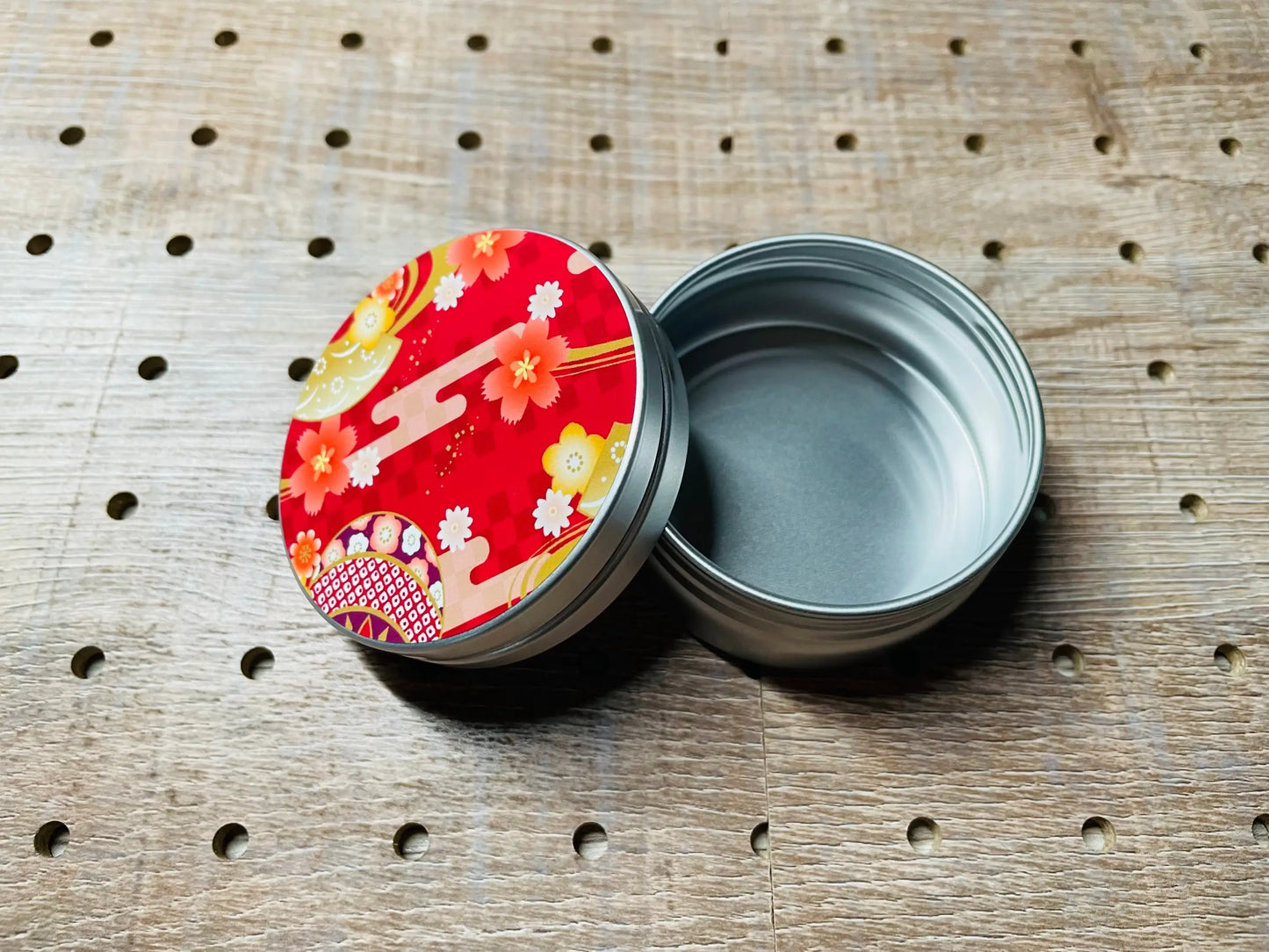 アルミ缶和柄シールデザイン