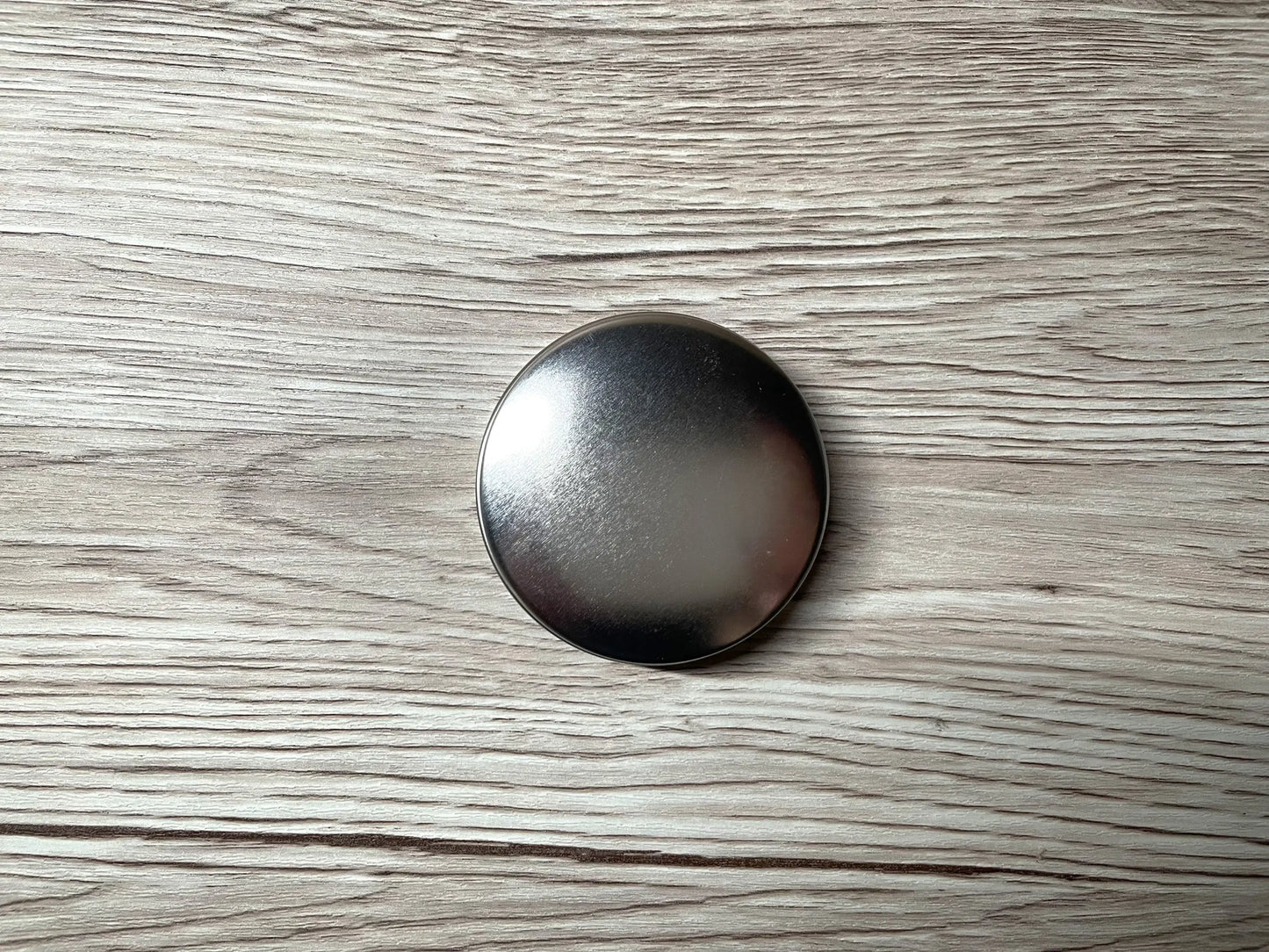 [高級アウトレット品]プッシュオン式 ブリキ丸缶6缶セット 直径62mm×高さ21㎜ - 収納グッズ